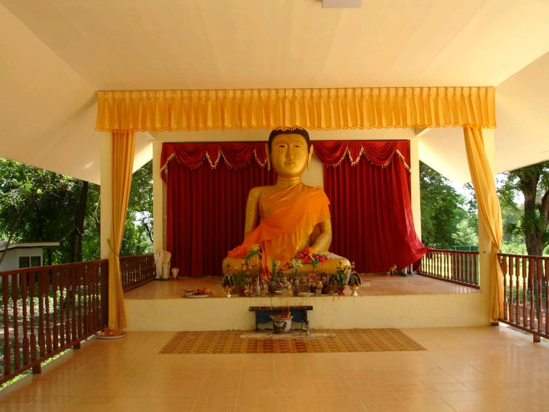 คำอธิบาย: หลวงพ่อพุทธวังมนต์ (ที่มา : ท่าวังมนต์ ดอนบม เมืองเก่า ขอนแก่น, 2567)