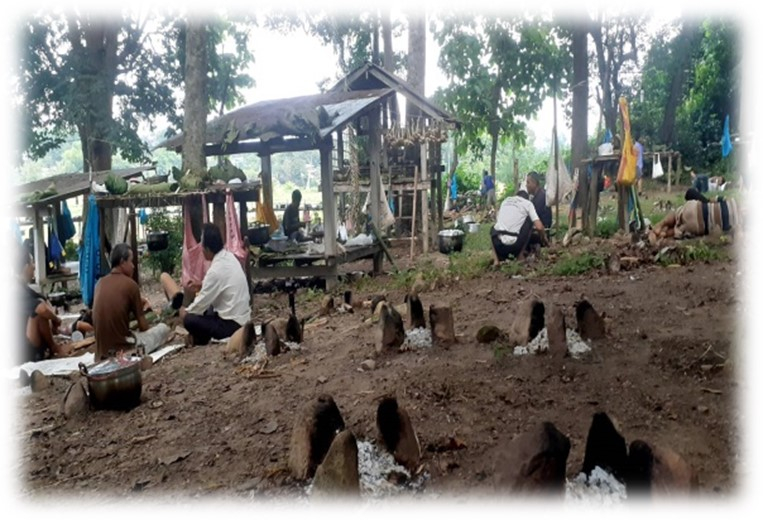 การประกอบพิธีกำบ้าน วันที่ 2
