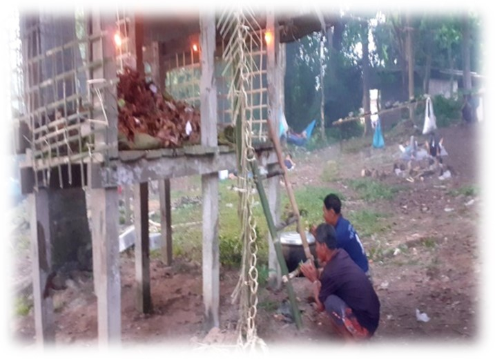การประกอบพิธีกำบ้าน วันที่ 2