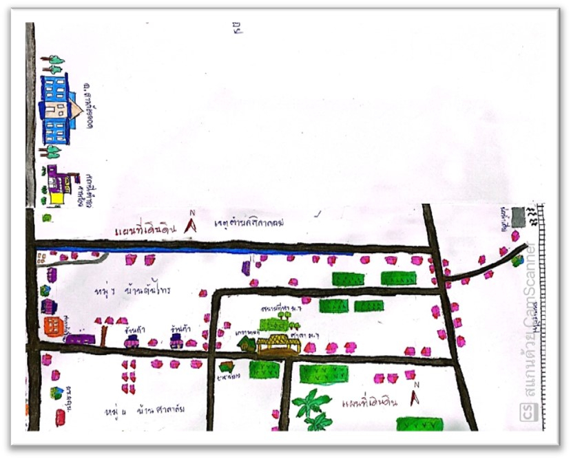 แผนที่เดินดินบ้านต้นไทร