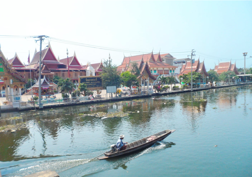 สภาพแวดล้อมชุมชนบ้านบางกระดี่ (ที่มา : รามัญคดี - MON Studies, Facebook)