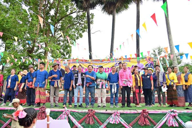 งานบุญบั้งไฟในจังหวัดอุบลราชธานี
(ที่มา : บ้านเมือง, 2567)