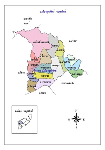 ภาพที่ 3 แผนที่อาณาเขตติดต่อ (ที่มา: https://web.codi.or.th/20190630-6302/)