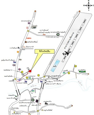 ภาพที่ 1 แผนที่ชุมชนฝั่งหมิ่น (ที่มา: https://www.land.co.th/teedin/ซอย-บ้านฝั่งหมิ่น-1-ถนน-ศูนย์ราชการ-ตำบล-ริมกก-อำเภอ-เมืองเชียงราย-จังหวัด-เชียงราย)